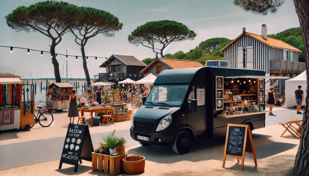 le food truck au marche a arcachon