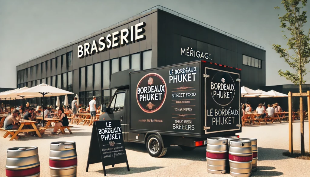 food truck a merignac devant la brasserie l effet papillon