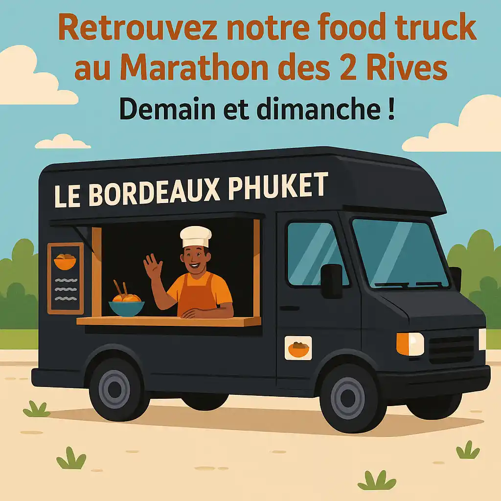 le food truck du bordeaux phuket au marathon des 2 rives