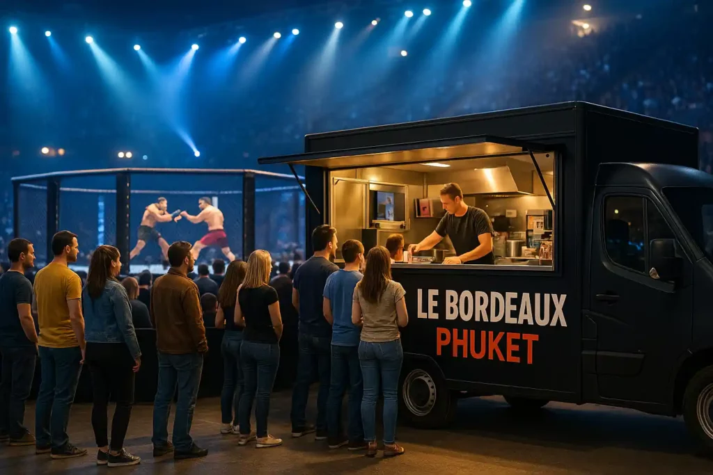 le food truck au mma a l arkea arena de bordeaux