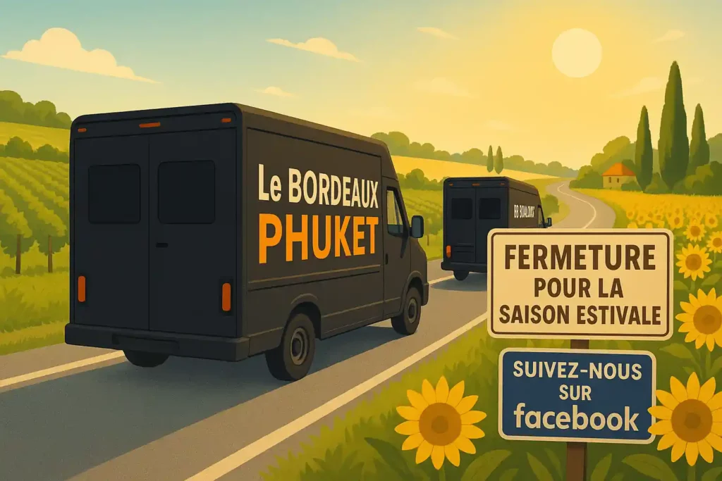 fermeture du restaurant pour la saison